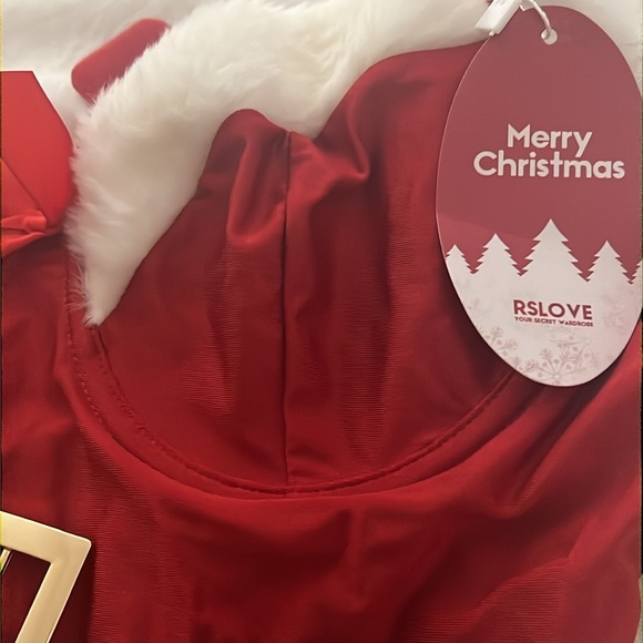 RSLOVE Christmas Lingerie For Women Santa bodysuit - Picture 4 of 5